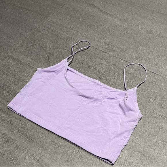 Pastel purple cropped top | size XS - Picture 4 of 4